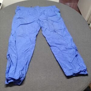 Vintage Fila Men's XL Blue Track Pants Joggers Zip Ankle Athletic Sportswear